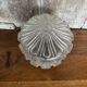 Antique Vintage Black Bakelite Mold Glass Ceiling Light