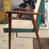 Vintage skai armchair