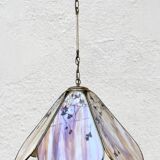 Very large Italian art deco pendant light