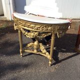 Half moon console