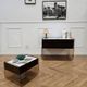 Commode / coiffeuse et chevet en plexiglass
