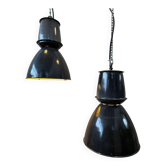 2x XXL industrial lamps – enamel
