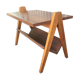 Scandinavian coffee table feet compass 1970