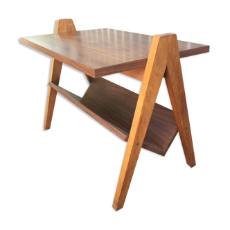 Scandinavian coffee table feet compass 1970