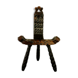 Brutalist tripod chair