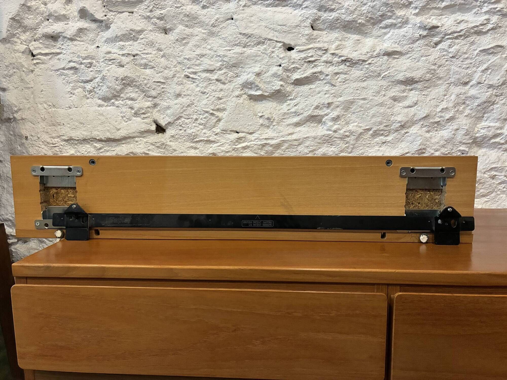 Étagère murale en teck - L 84 cm