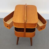 Wooden Sewing Cabinet, 1960s