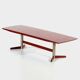Vintage mid century modern design coffee table in teak by Topform, 1960s-70s