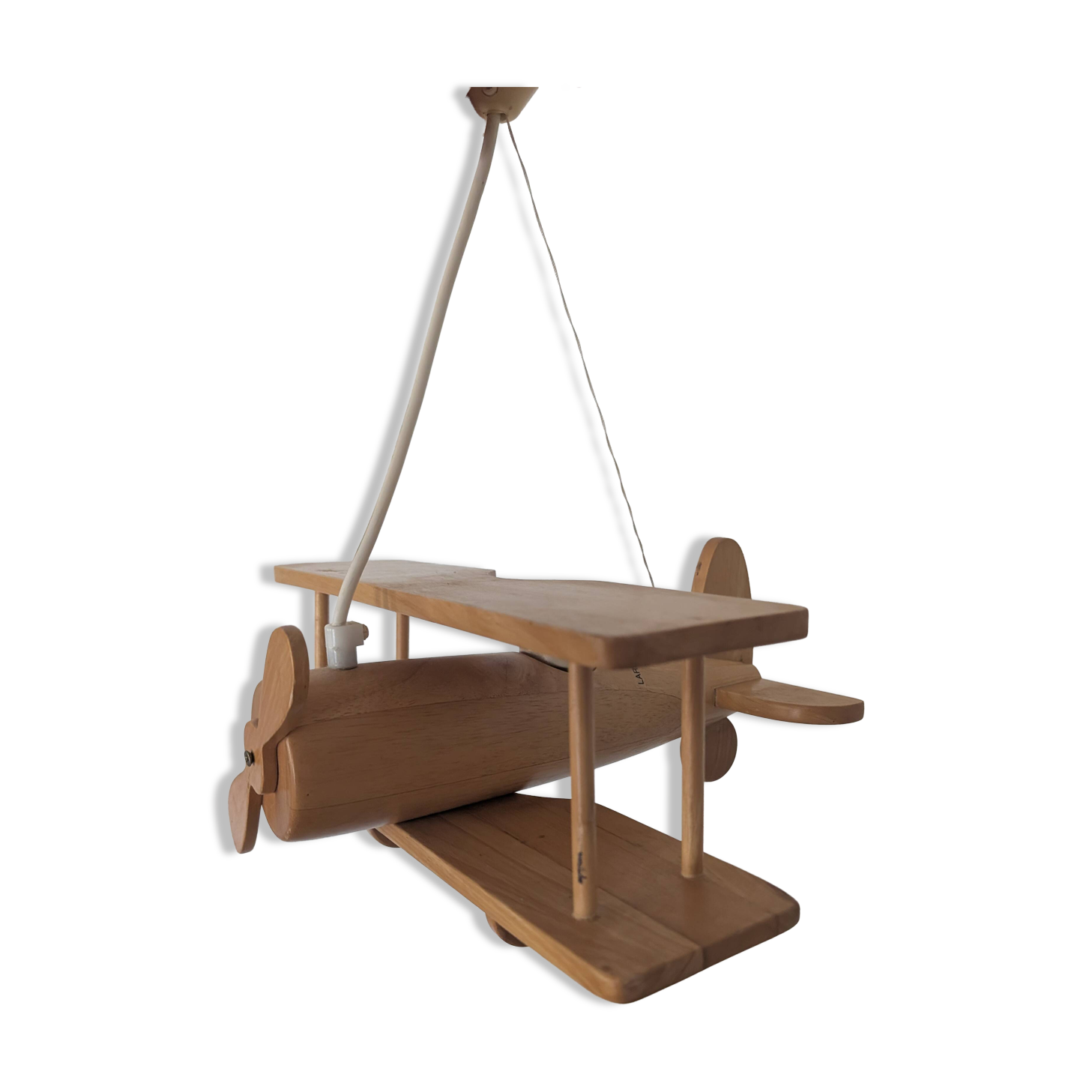 Wooden aircraft suspension