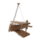 Wooden aircraft suspension