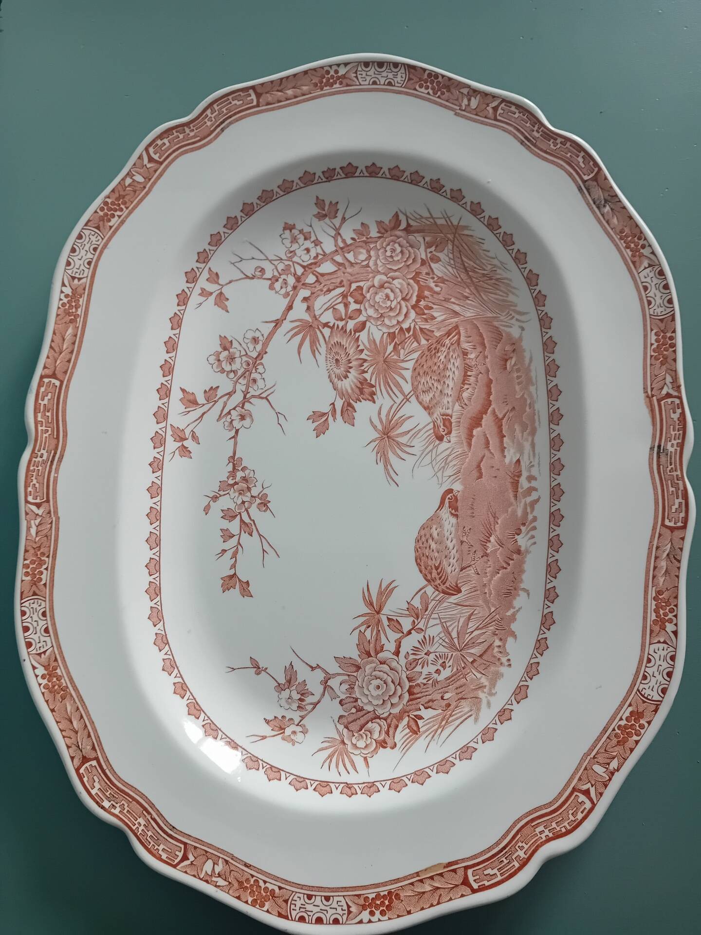 Oval plate Furnivals