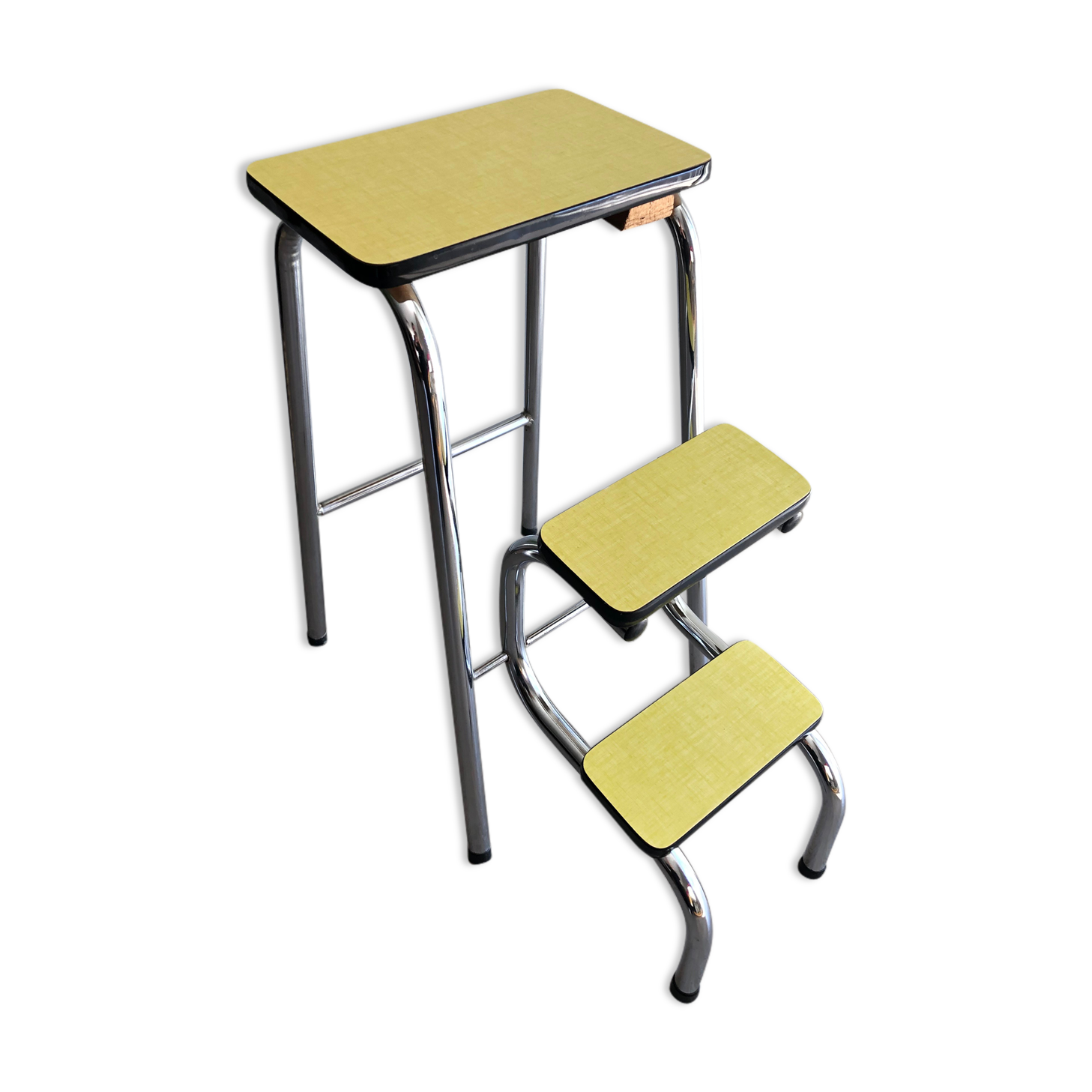 Yellow formica foot walk