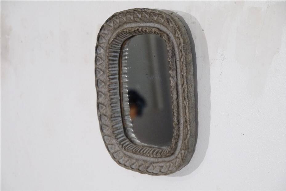 Ceramic mirror by Irma Yourstone 1960