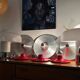 Modernist silver wall light(s)