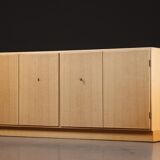 Sideboard and two oak shelves by Borge Mogensen