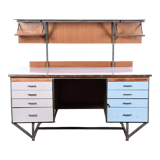 Vintage metal workbench