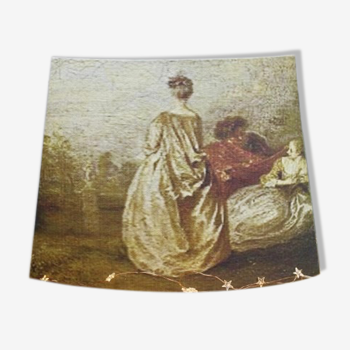 Wall tapestry pattern lampshade