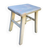 Small vintage wooden stool