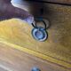 Antique Edwardian inlaid mahogany 5 drawer chest c.1900
