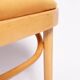 Thonet chair in rattan and yellow velvet wood from the mid-century, Europe, 1960s.