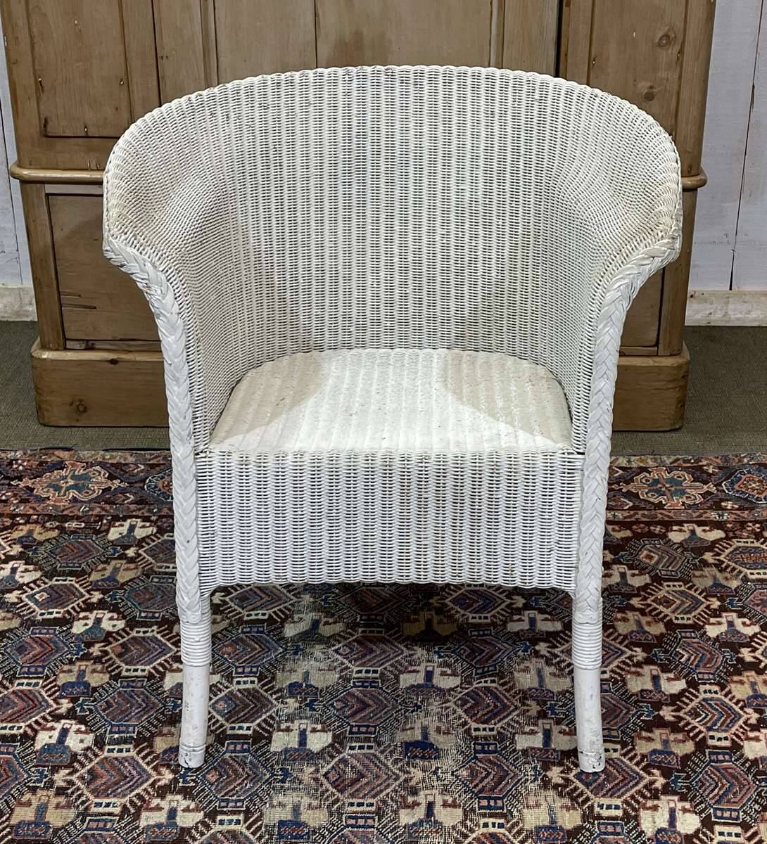 1930s lloyd loom armchair