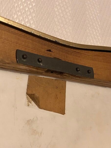 Mirror mirror free form of the 50s - 60s 38x78cm