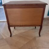 Louis XV style chest of drawers - 2 drawers - Curved feet - 1980s