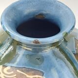 Vase Emile Simonod Savoie fish decorations