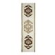 1970s Vintage Turkish Hand-Knotted Wool Cotton Beige Runner Rug 96x343