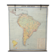 Czechoslovak Vintage school maps of South America, 1960