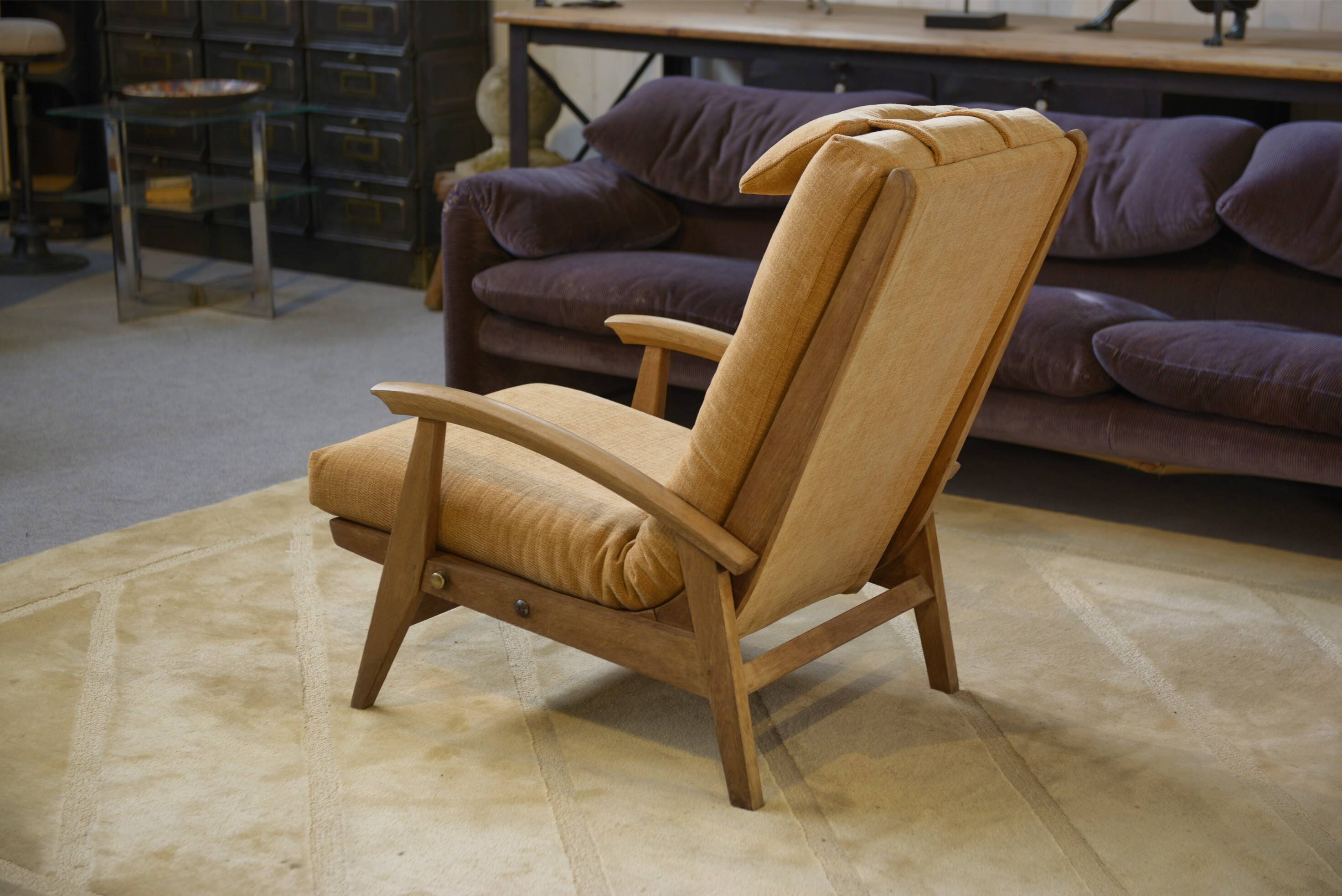 Armchair model FS 134 by Guy Besnard for Free Span 1950s