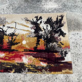 Tapisserie sérigraphie d’Aubusson Crépuscule de Gemmanick