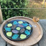 Oyster service in earthenware Elchinger 50