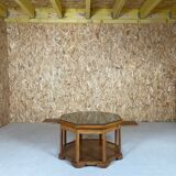 Octagonal art deco style coffee table