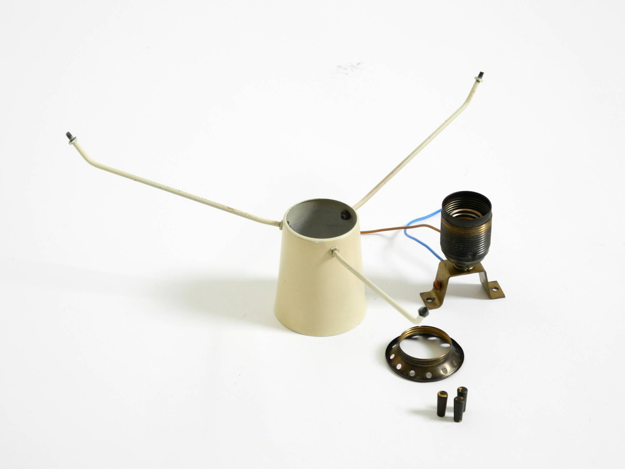 Beautiful, rare mid-century modern fiberglass ceiling lamp