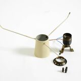 Beautiful, rare mid-century modern fiberglass ceiling lamp