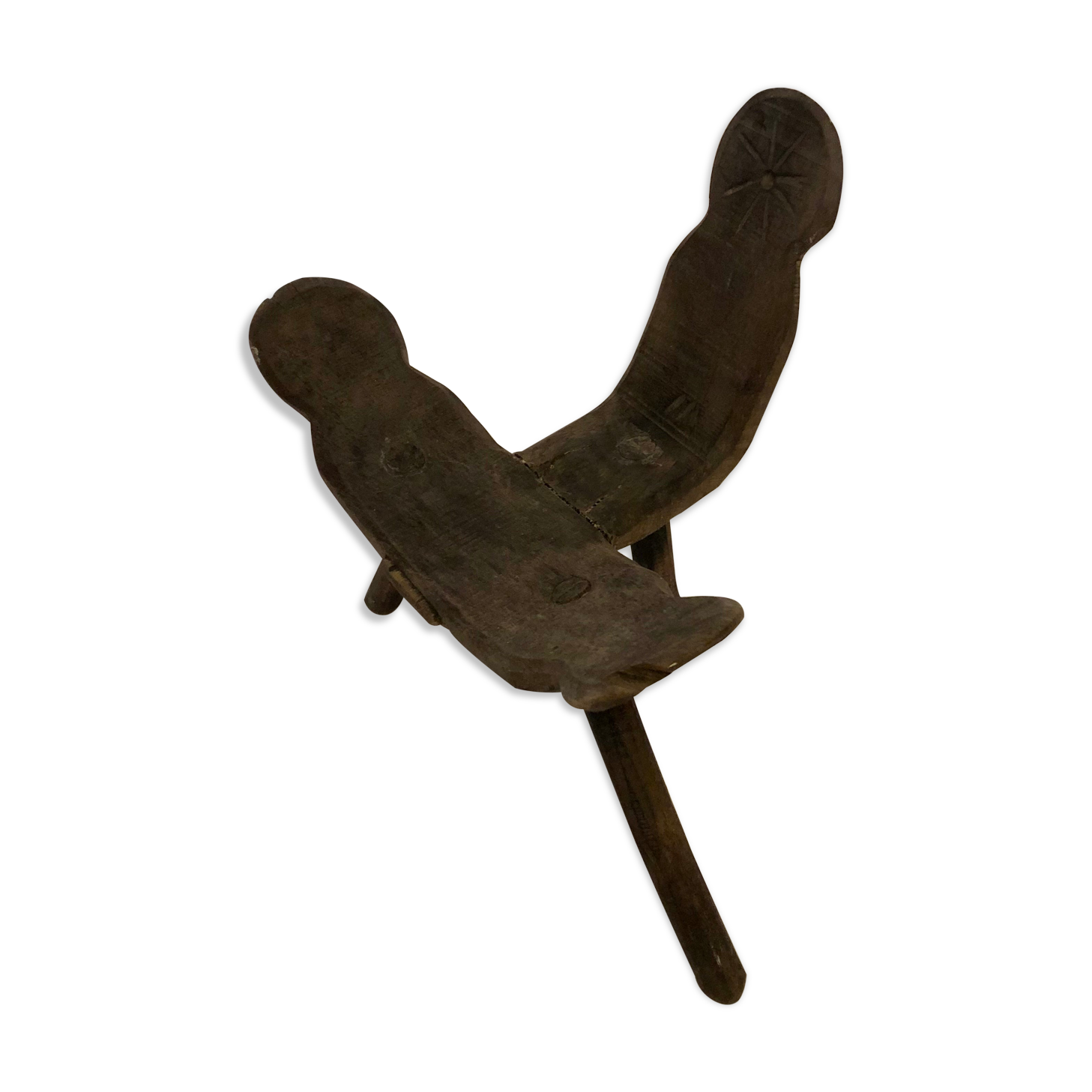 Ethnic brutalist chair year 50