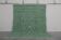 Traditional handwoven Berber rug in green, size 1.5/3.5 m.