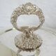 Rare large English silver-plated vegetable dish with compartments