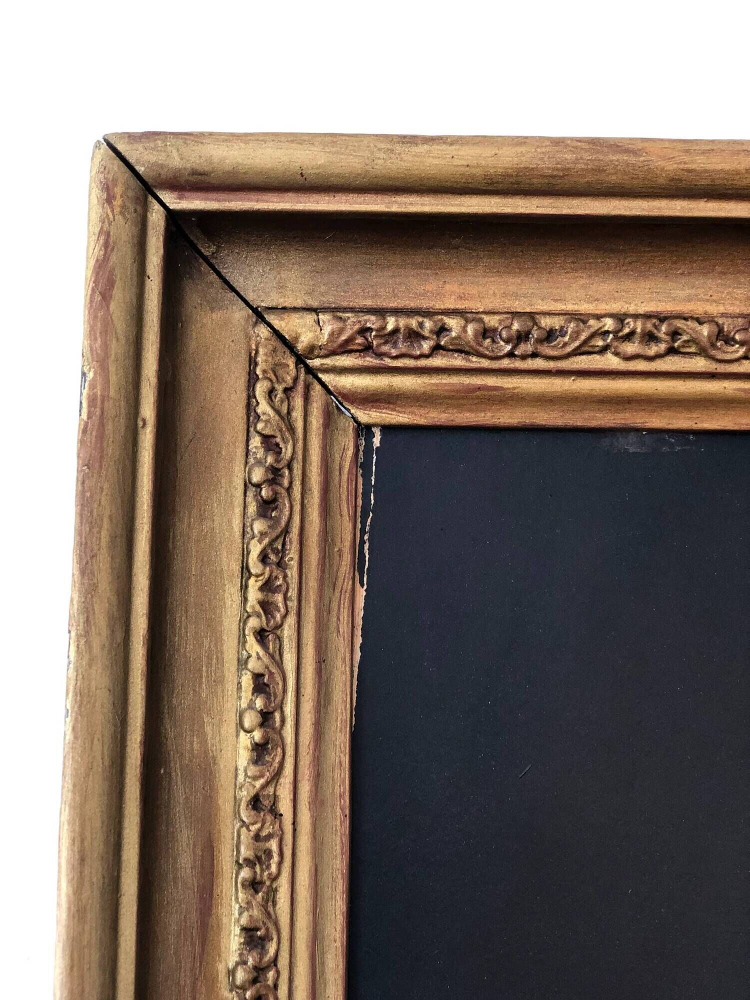 Antique oil portrait painting, framed large lady portrait, c. 1840
