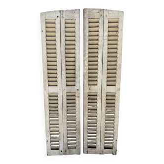 Pair of arched shutters