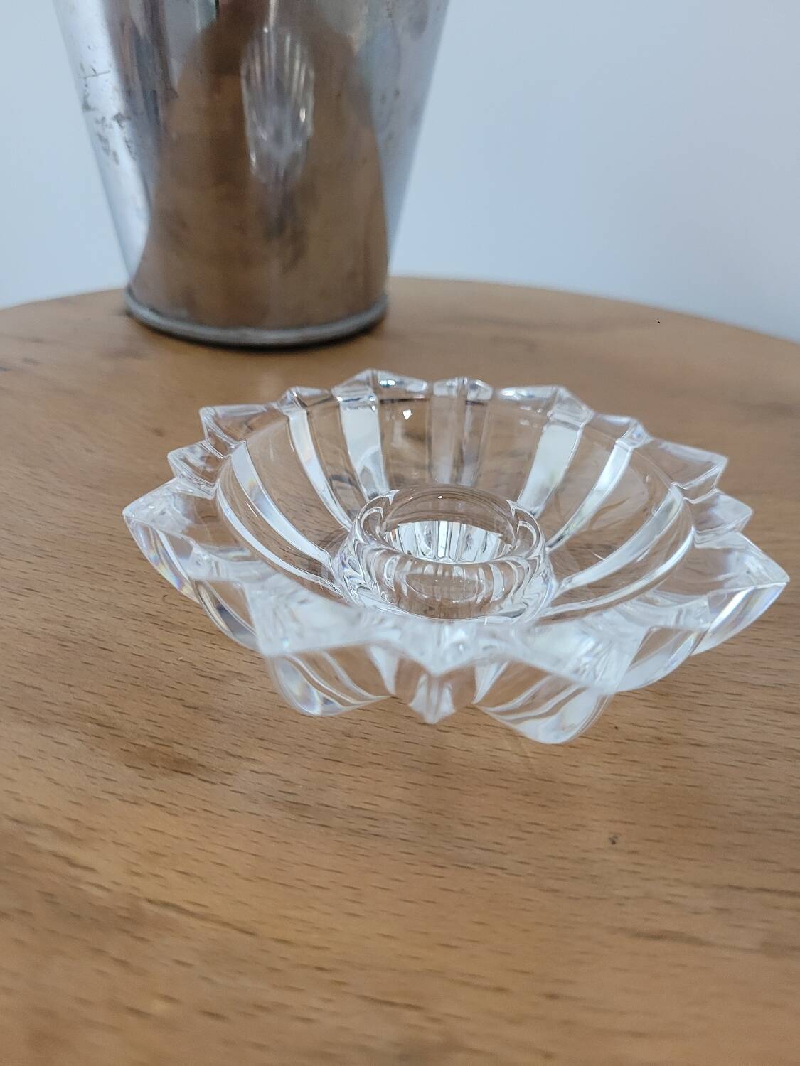 Cheverny crystal star candle holder