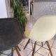 Lot 4 chaises dsw fibre noyer eames herman miller vintage