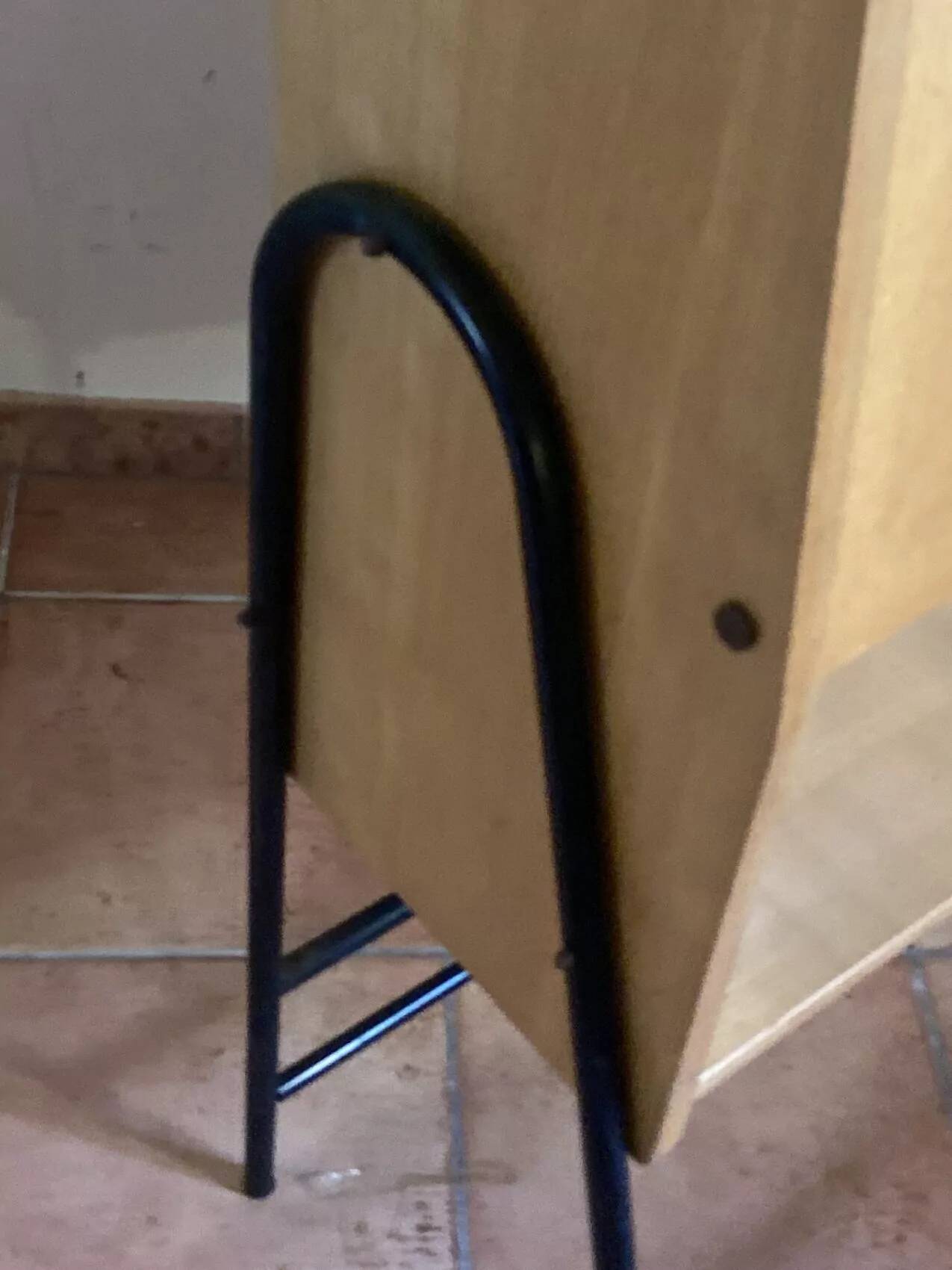 Wall-mounted secretary in the style of Jacques Hitier – 1960s