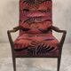 Mid-Century Armchair With Outswept Arms