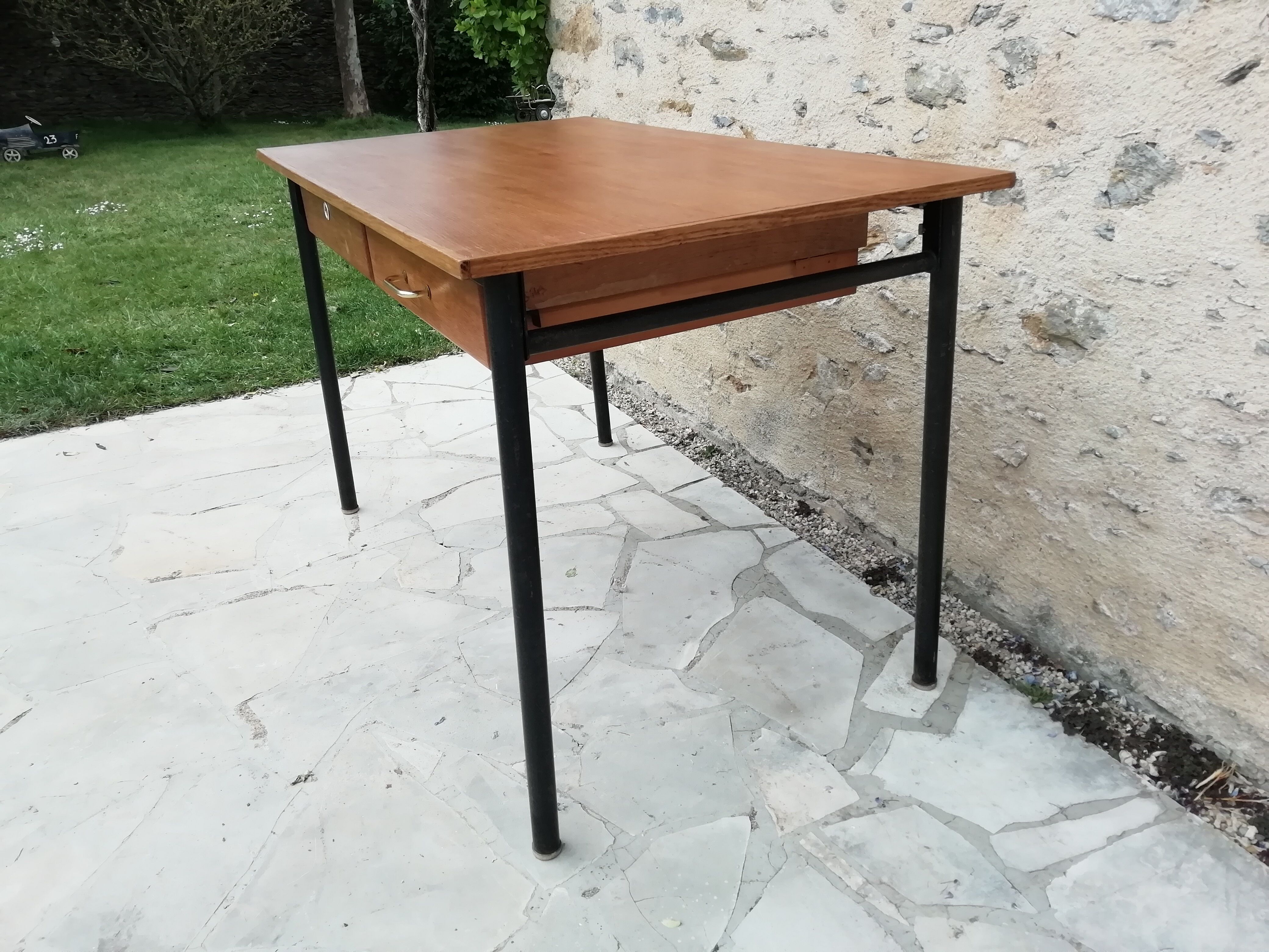 Vintage oak desk/table