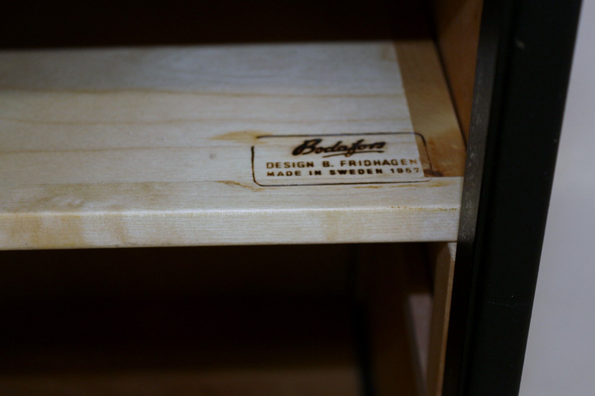 Library "Variett" Bertil Fridhagen, Bodafors, Sweden, 1960