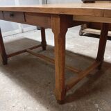 Extended farmhouse table