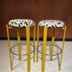 Paire de tabourets de bar vintage vers 1980