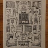 Lot de 12 lithographies originales